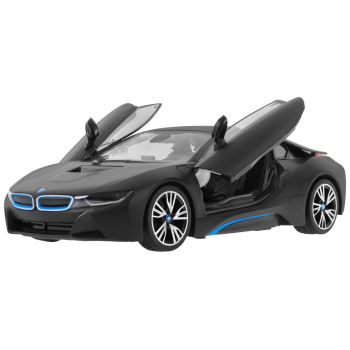 BMW i8 czarne RASTAR model 1:14 Zdalnie sterowane auto + pilot 2,4 GHz